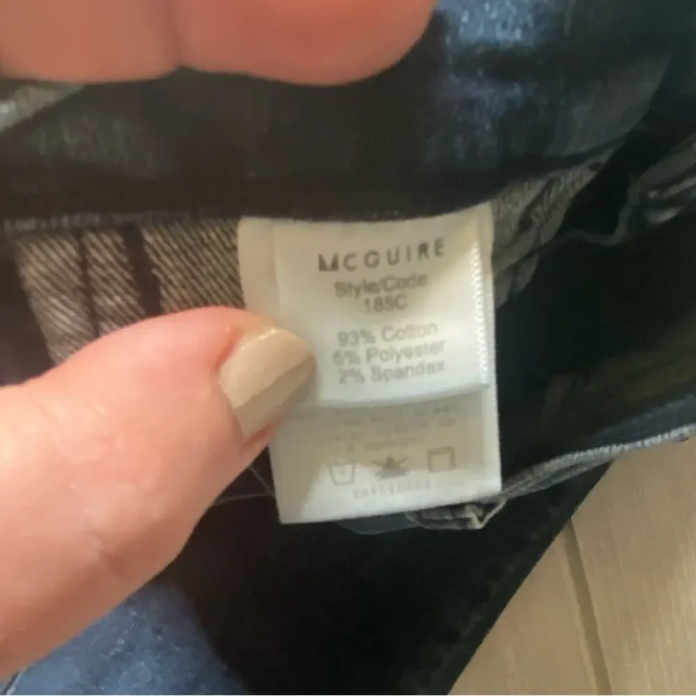 Mcguire Denim Style 185 C Blue Skinny Jeans Women's Size 26